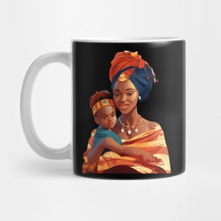 African Mother And Child Mug